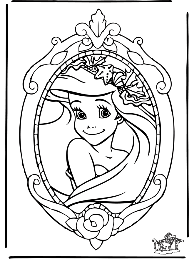 coloring pages disney ariel. Disney Prinzessin Arie